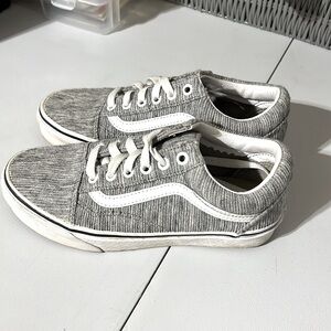 Vans Grey shoes size 6